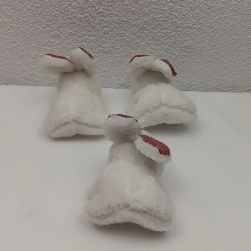 Interactive Hide and Seek Squeaky Dog Plush Toy Rabbit and Carrot 4-Pack